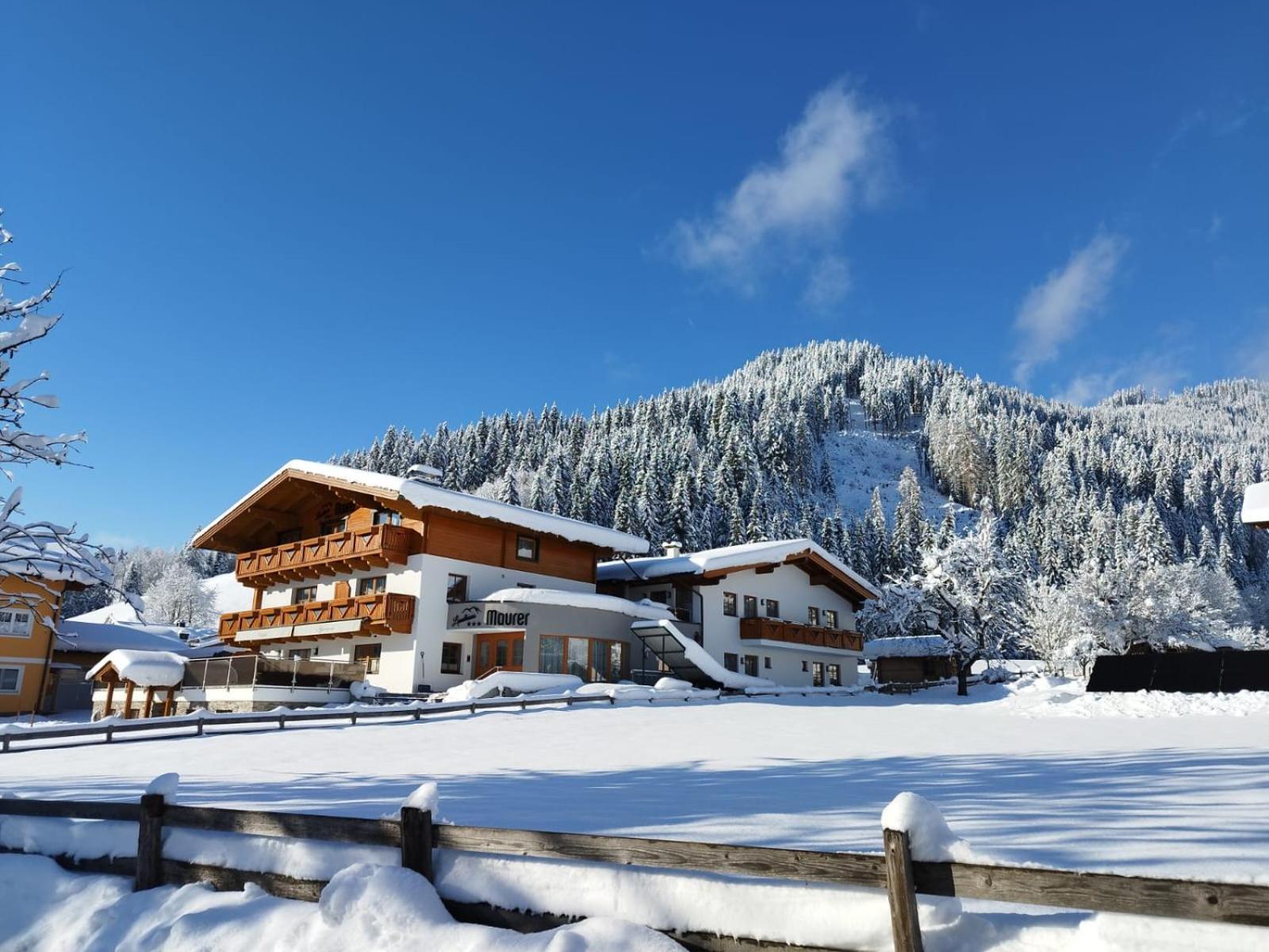 Ferienwohnung Landhaus Maurer Wagrain Exterior foto